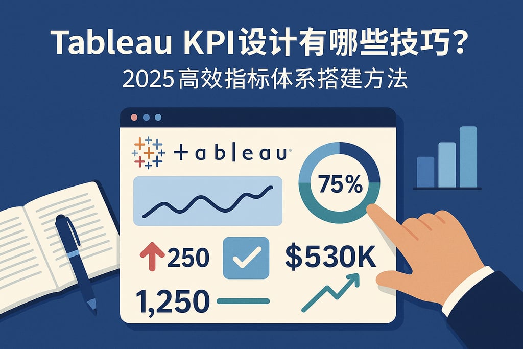 Tableau KPI设计有哪些技巧？2025高效指标体系搭建方法
